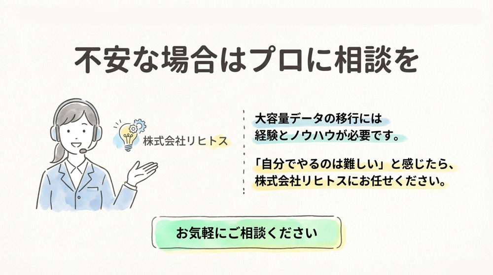 サーバーの移行はリヒトスにお任せください