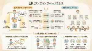 LP(ランディングページ)とは?ホームページとの違いを解説