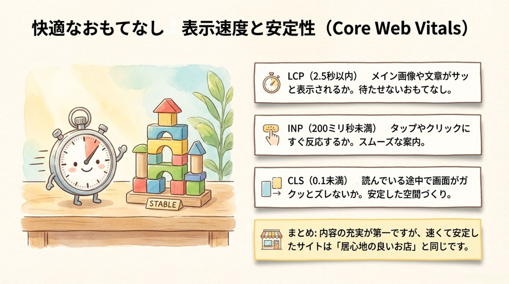 Core Web Vitalsとページ体験を定期的に見直す