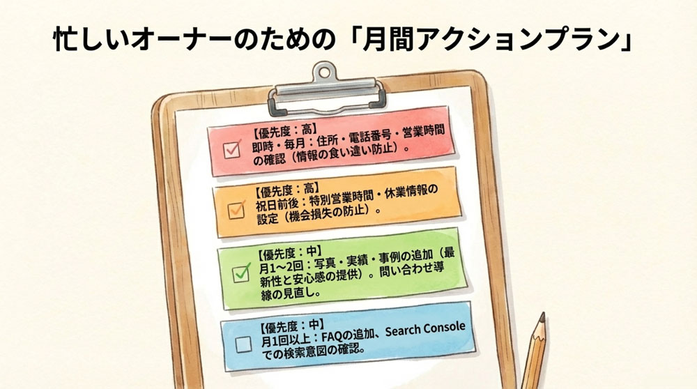 月間アクションプラン