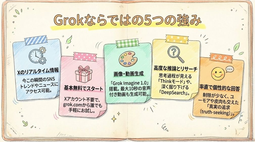 Grokのメリット5選