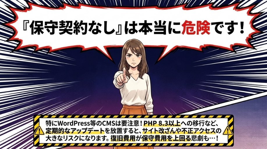 CMSアップデート・メンテナンス費用