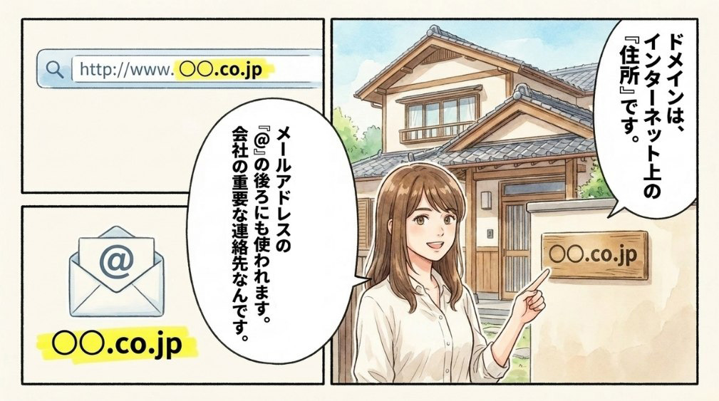 ホームページのドメインとは