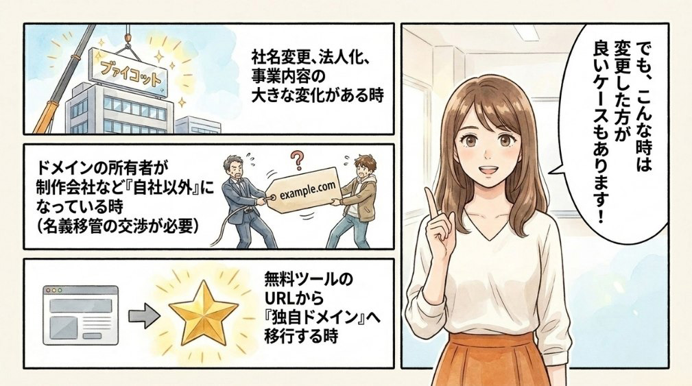 それでもドメインを変更した方がよいケース