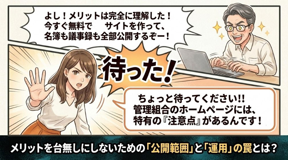 ホームページに掲載する情報と公開範囲の考え方