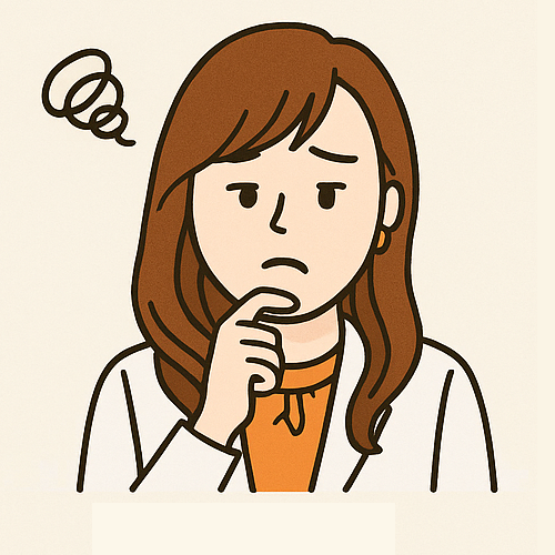 イラスト　困った２