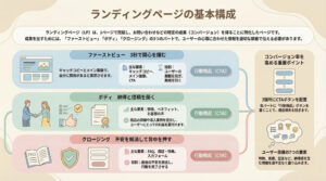 ランディングページの基本構成とは何ですか?