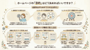 ホームページの「目的」はどう決めればいいですか?