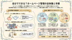 ホームページは自分で管理できる?業務内容と手順を解説