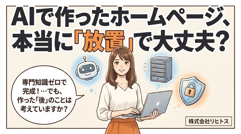 AIで作ったサイトの保守管理の5つの落とし穴