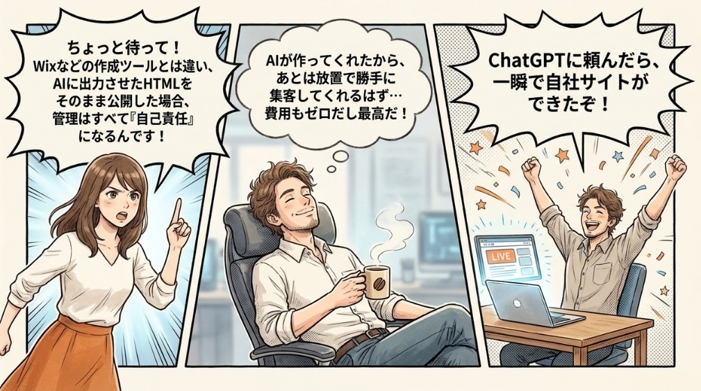 AIでサイト制作