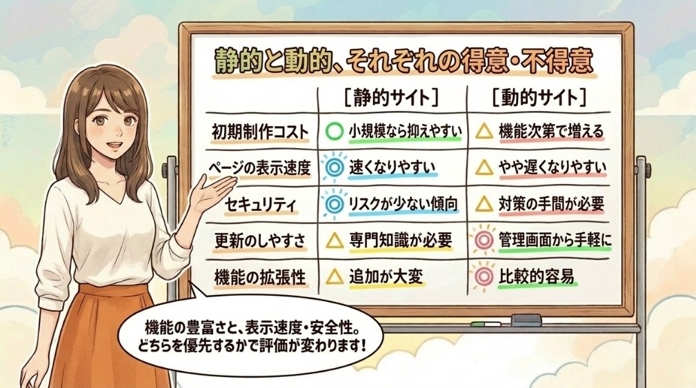 メリット・デメリットを比較