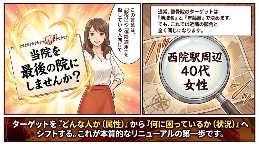 「当院を最後の院にしませんか?」